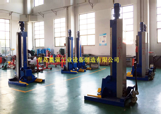 浙江消防总队维修中心设备使用现场（六柱）