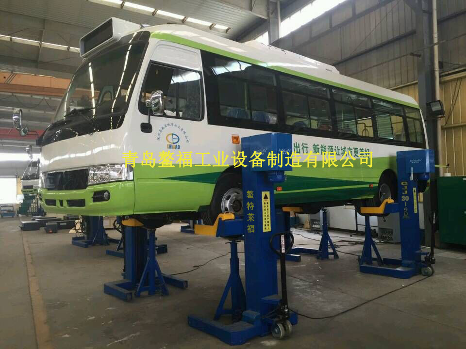 新能源客车厂安装现场